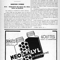 0633 - Page 604-LXVIII - Correspondance. Application des tarifs d’honoraires. Assurances sociales. Le tarif des accouchements est question d'ordre local et non d’ordre national et marqué dans la nomenclature / Questions diverses. Déclaration des causes des décès. Lettre au Syndicat