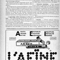 0641 - Page 612-VIII - Dernières nouvelles. Médical Yacht Club de France / L’exercice de la médecine, en Allemagne / L’appareillage médico-chirurgical à la Foire de Lyon / Hôpitaux de Lyon / Hôpital de Saint-Denis / Distinction honorifique / Istambul