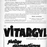 0693 - Page 664-LVI - A travers l’officiel. Pensions militaires / Service de santé militaire / Hôpitaux psychiatriques