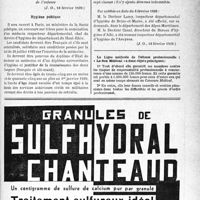 0696 - Page LIX-667 - A travers l’officiel. Pensions militaires / Protection de l’enfance / Hygiène publique