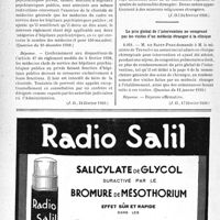 0713 - Page 684-XII - A travers l’officiel. Réponses des ministres aux questions des parlementaires. Interdiction aux médecins des hôpitaux psychiatriques de faire de la clientèle / Médecins exerçant au Togo et au Cameroun / Le prix global de l’intervention ne comprend pas les visites d’un médecin étranger à la clinique