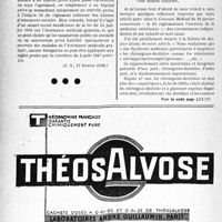0715 - Page 686-XIV - A travers l’officiel. Réponses des ministres aux questions des parlementaires. Participation des caisses aux frais chirurgicaux dans les sanatoriums / Correspondance