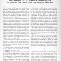 0716 - Page 687 - Propos du jour. L’encombrement de la profession pharmaceutique. Ses dangers, notamment pour les médecins praticiens [J. Noir]