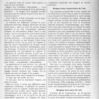0726 - Page 697 - Partie scientifique. Travaux originaux. Le borgne est-il utilisable dans l'armée ?, par Étienne Ginestous. Borgnes avec conservation de l’oeil / Borgnes avec perte de l’oeil