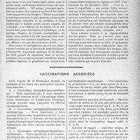 0728 - Page 699 - Partie scientifique. Travaux originaux. Le borgne est-il utilisable dans l'armée ?, par Étienne Ginestous. Borgnes avec perte de l’oeil / Vaccinations associées [P. Lacroix]