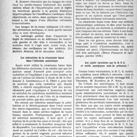 0735 - Page 706 - Partie scientifique. L'actualité scientifique. La Presse. L’insuline dans le traitement des hémoptysies cataméniales [(La Tunisie Médicale, novembre 1938.)] / Les images du cœur et de l’aorte chez les cardio-rénaux [(Le Bulletin Médical, 24-31 décembre 1938.)] / Les indications de la césarienne basse dans l’infection amniotique [(Revue français de Gynécologie, janvier 1939.)] / Les sujets vaccinées par le B. C. G. et restés anergiques sont-ils prémunis ? [(Paris Médical, 7 janvier 1939.)]