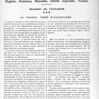 0744 - Page 715 - Partie professionnelle. Bulletin de l’Actualité. La France, terre d'alcoolisme