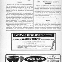 0769 - Page 740-LXVIII - Correspondance. Accidents du travail. Délai de révision d’un accident du travail / Questions médico-militaires. Maintien dans les cadres Démission