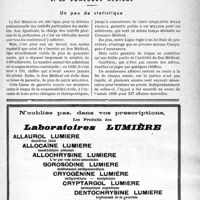 0774 - Page V-745 - Sommaire / Ligue médicale de défense professionnelle, « Le Sou Médical ». Un peu de statique
