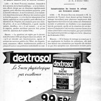 0776 - Page VII-747 - A travers l’officiel. Réponses des ministres aux questions des parlementaires. Les laboratoires officiels ne peuvent effectuer des analyses payantes pour la clientèle ordinaire / Immatriculation des femmes de ménage aux Assurances sociales