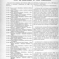 0817 - Page 786 - Partie professionnelle. L’actualité professionnelle. Ligue médicale de défense professionnelle, « Le Sou médical ». Extrait des procès-verbaux du Conseil d’administration