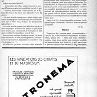 0820 - Page XLI-789 - Correspondance. Accidents du travail. La carte-lettre serait-elle utile ?