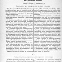 0855 - Page 824 - Partie scientifique. Travaux Originaux. La clinique urologique au gout du jour. L’urétrite chronique est le plus souvent non gonococcique son traitement rationnel, d’après le Docteur P. Barbellion. Les raisons qui expliquent un apparent paradoxe / Comment se présente l’urétrite chronique non gonococcique