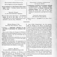 0864 - Page 833 - Partie scientifique. L’actualité scientifique. Les Livres. Les Livres qui viennent de paraître... / Applications médicales du nouveau Codex, et prescription des substances vénéneuses, par R. Hazard, Editions Masson et Cie, Paris / Atlas d’hématologie, par Prosper Merklen et Robert Waitz, Librairie Maloine,Paris (VIe) / Petite chirurgie et technique médicale courante, par G. Roux, Masson et Cie, éditeurs, Paris