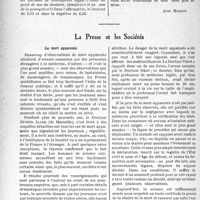 0875 - Page 844 - Partie professionnelle. L’actualité professionnelle. Informations judiciaires. Quel est le prix légal applicable aux locaux vacants soumis à la législation spéciale des loyers / La Presse et les Sociétés. La mort apparente [(Le Sud Médical et chirurgical, 15 juin 1938.)]