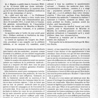 0878 - Page 847 - Partie professionnelle. L’actualité professionnelle. Le numerus clausus pour limiter le nombre des étudiants en médecine. Une rétrospective