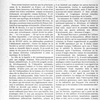 0881 - Page 850 - Partie professionnelle. L’actualité professionnelle. A propos de la dépopulation. La nécessité d’une mystique de la famille et de la répression draconienne de l’avortement criminel