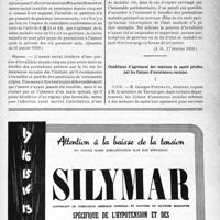 0884 - Page LIX-853 - A travers l’officiel. Conditions du droit aux prestations maladies d’un assuré social après cinq ans d’invalidité / Conditions d’agrément des maisons de santé privées par les Caisses d’assurances sociales