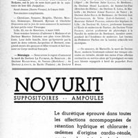 0905 - Page 872-XII - Dernières nouvelles. Faculté de médecine de Marseille / Naissances / Nécrologie [ Docteurs Le Paumier, Kliszowski, Arroux, Joseph Balmelle, Gabriel Barrés, Joseph-Edouard Beaucard, Brossard, Gorges Cahen, Olivier Couffon, Henri Cottenot, Elie Decherf, Franchi, Jules Lauga,, Henri Laurent, E. Lena, Aimar Raoult, Jules Roux, Jean Saintrailles, St. Leduc, Victor Pachon, Blot]