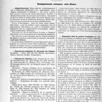 0951 - Page 918 - Partie professionnelle. Faculté De Médecine De Paris. Enseignement et actes de la Faculté / Hôpitaux de l'assistance publique de Paris. Enseignement, concours, avis divers