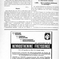 0961 - Page 926-LXVIII - Correspondance. Application des tarifs d'honoraires. a) Accidents du Travail. La collaboration entre deux médecins dans une Intervention chirurgicale / b) Assurances sociales. Qui a pratiqué réellement le curettage ?