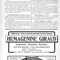 0969 - Page 934-VIII - Dernières nouvelles. IIe Congrès de médecine sociale organisé par l’Amicale des médecins-contrôleurs / La Semaine nationale de la sécurité / Belgique / Hôpital de Sétif / Pour la réadaptation de l’enfant