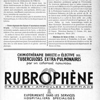 0970 - Page IX-935 - Dernières nouvelles. Pour la réadaptation de l’enfant / Union régionale des Caisses d’assurances sociales de Lyon / Ce fut un de nos ancêtres, chirurgien du Roi, qui, au XVe siècle, prit le premier la Bastille / Hôpitaux de Seine-et-Oise