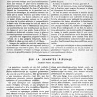 0989 - Page 954 - Partie scientifique. Travaux originaux. Traitement propre à certaines fractures du col fémoral chez le vieillard, George Pascalis / Sur la symphyse pleurale, Docteur Pierre Habrekorn