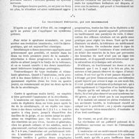 0991 - Page 956 - Partie scientifique. Travaux originaux. La clinique au gout du jour. Contre la diphtérie maligne le traitement préventif importe plus que le traitement curatif, d’après le Professeur Paul Giraud et M. Ho-Ta-Khanh. L’impuissance de la thérapeutique devant la malignité apparue / Le traitement préventif, qui est recommandé