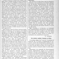 1010 - Page 975 - Partie professionnelle. L’actualité professionnelle. La Presse et les Sociétés. Les problèmes sanitaires posés par l’exode en France des réfugiés espagnols / Une mission sanitaire français en Chine