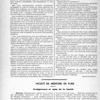 1017 - Page 982 - Partie professionnelle. L’actualité professionnelle. Chronique automobile. La recharge des accumulateurs / Faculté de médecine de Paris. Enseignement et actes de la Faculté