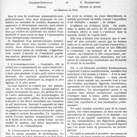 1046 - Page 1011 - Partie scientifique. Travaux originaux. Le syndrome spasmophilo-sympathicotonique et son traitement, par MM. Gilbert-Dreyfus et G. Radzievsky