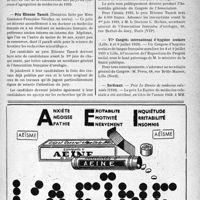 1086 - Page IX-1051 - Dernières nouvelles. Prix de la Faculté de médecine de Paris / Agrégation de médecine / Prix Étienne Taesch / VIe Congrès international d’hygiène scolaire / Bordeaux