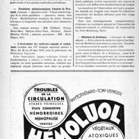 1087 - Page 1052-X - Dernières nouvelles. Bordeaux / Fondation ophtalmologique Adolphe de Rots-child / l’association des médecins-conseils et contrôleurs / Hôpitaux de Bordeaux