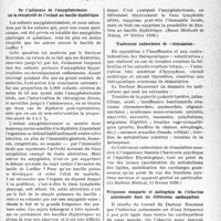 1104 - Page 1069 - Partie scientifique. L’actualité scientifique. La Presse. De l'influence de l’amygdalectomie sur la réceptivité de l’enfant au bacille diphtérique [(Revue Médicale de Nancy, 1er février 1939.)] / Traitement endocrinien de «stimulation» [(Le Bulletin Médical, 11 février 1939.)] / Fréquence comparée et pathogénie de l’infarctus pulmonaire dans les différentes cardiopathies [(Lyon Médical, 12 février 1939.)]