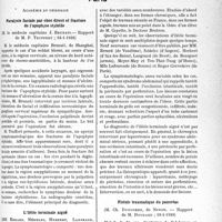 1106 - Page 1071 - Partie scientifique. L’actualité scientifique. Les Sociétés Savantes. Paris. Académie de chirurgie. Paralysie faciale par choc direct et fracture de l’apophyse styloïde, (18-1-1939) / L’iléite terminale aiguë, 1 et 8-2-1939.) / Fistule traumatique du pancréas, (18-1-1939)