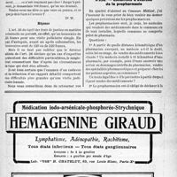 1144 - Page LXVII-1109 - Correspondance. Questions diverses. Honoraires pour expertises de justice criminelle / Conditions d’exercice de la pro pharmacie