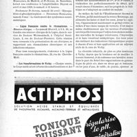 1153 - Page 1118-VIII - Dernières nouvelles. Clinique médicale de l’hôpital Saint-Antoine / Ligue français contre le rhumatisme / Les transformations de Vichy