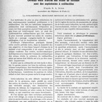 1173 - Page 1136 - Partie scientifique. Travaux originaux. La clinique au goût du jour. Certains états fébriles des suites de couches sont des septicémies à colibacilles, d’après R. A. Suzor. La pyélonéphrite résultante ordinaire de ces septicémies