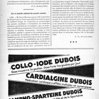 1205 - Page 1168-LX - A travers l’officiel. Réponses des ministres aux questions des parlementaires. Le déclaration de la tuberculose / Sur le contrôle médical des assurés sociaux