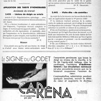 1214 - Page LXIX-1175 - Correspondance. Accidents et maladies professionnelles. Le certificat de guérison doit être déposé en double exemplaire / Application des tarifs d’honoraires. Accidents du travail. Lésions de doigts ou orteils / Visite dite «de contrôle»