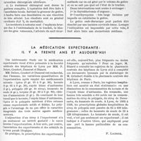 1232 - Page 1193 - Partie scientifique. Travaux originaux. Les goitres simples, M. le Professeur agrégé Menegaux. Traitement / La médication expectorante: il y a trente ans et aujourd'hui [P. Lacroix]