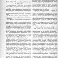 1239 - Page 1200 - Partie scientifique. L’actualité scientifique. La Presse. La voie artérielle dans le traitement du tétanos [(Archives Hôspitalières, mars A, 1939.)] / Quelle est la part du rein dans les syndromes aigus de l’abdomen ? [(Montpellier Médical, février 1939.)] / Traitement de l'hypertension artérielle [(Le Journal Médical français, février 1939.)]