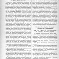 1241 - Page 1202 - Partie scientifique. L’actualité scientifique. Les Sociétés Savantes. Paris. Société médicale des hôpitaux de Paris. L’exploration lipiodolée des bronches au cours de la coqueluche avec expectoration purulente, (3-2-1939) / Deux cas de cardiopathies chroniques améliorées par l’oxygénothérapie, (3-2-1939)