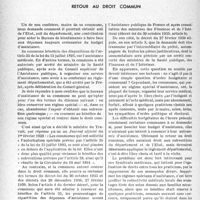 1249 - Page 1210 - Partie professionnelle. Bulletin de l’Actualité. Assistance médicale gratuite — Communes a régime spécial retour au droit commun