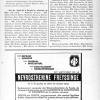 1334 - Page IX-1291 - Dernières nouvelles. Concours de médecin des hôpitaux de Paris / VIIIe Congrès français de gynécologie / Prix des thèses de la Faculté de médecine de Paris (1937-1938)