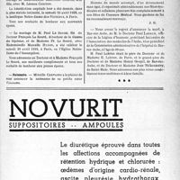 1336 - Page XI-1293 - Dernières nouvelles. Hôpital-fondation de Rothschild / Mariages / Naissance / Nécrologie [Docteurs Charles Sadoun, Paul Lebrun]