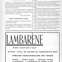 1337 - Page 1294-XII - A travers l’officiel. Exercice de l’art dentaire en Indochine / Inspection départementale d’hygiène