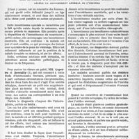 1356 - Page 1313 - Partie scientifique. Travaux originaux. Au chevet des patients. Chez la femme, une incontinence d’urine a caractères spéciaux décèle un abouchement anormal de l’uretère