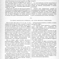 1357 - Page 1314 - Partie scientifique. Travaux originaux. Au chevet des patients. Chez la femme, une incontinence d’urine a caractères spéciaux décèle un abouchement anormal de l’uretère / La petite insuffisance surrénale, une cause méconnue d'aménorrhée